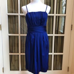 Royal Blue Cocktail Dress - with Removable Straps!